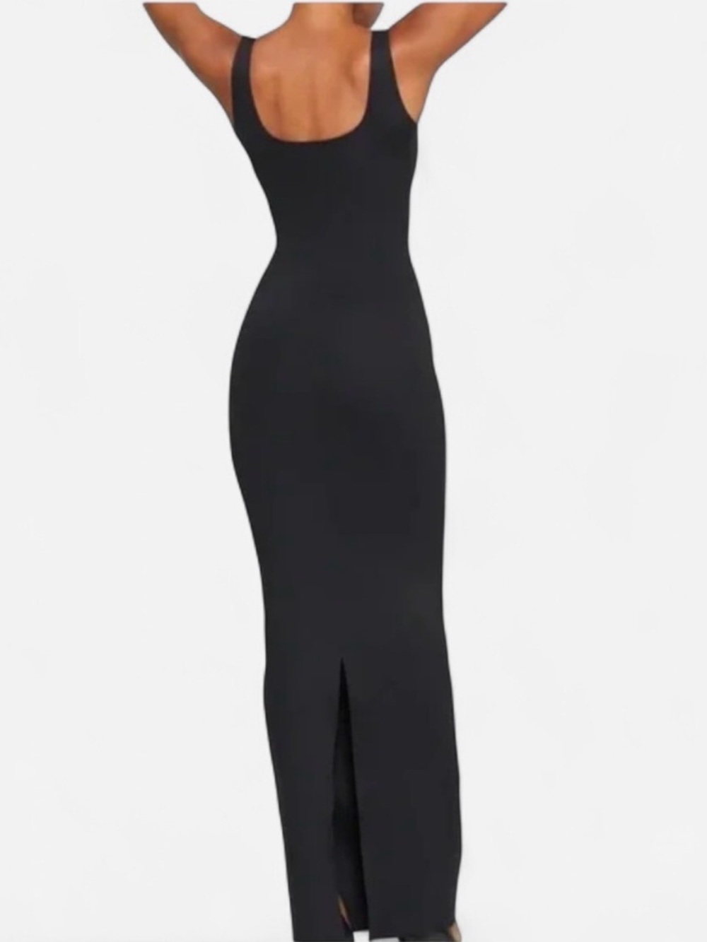 NWT Skims Body Long Slip Dress Maxi in Black Onyx Size 2X - Picture 3 of 10